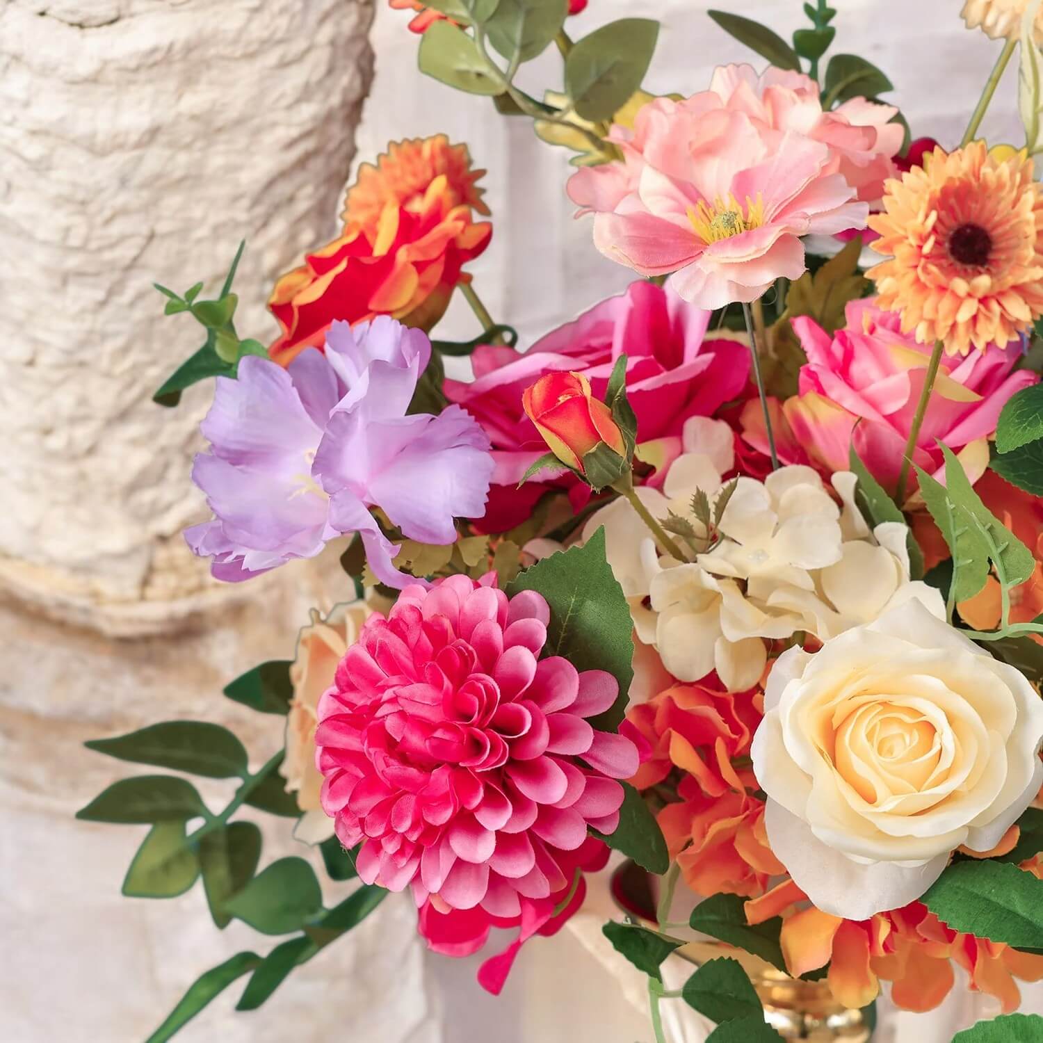 Roseytime Hot Pink Colorful Flower Ball #RTB086