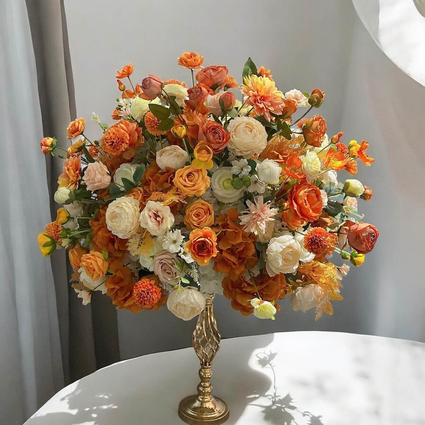 Roseytime Orange Flower Ball #RTB091