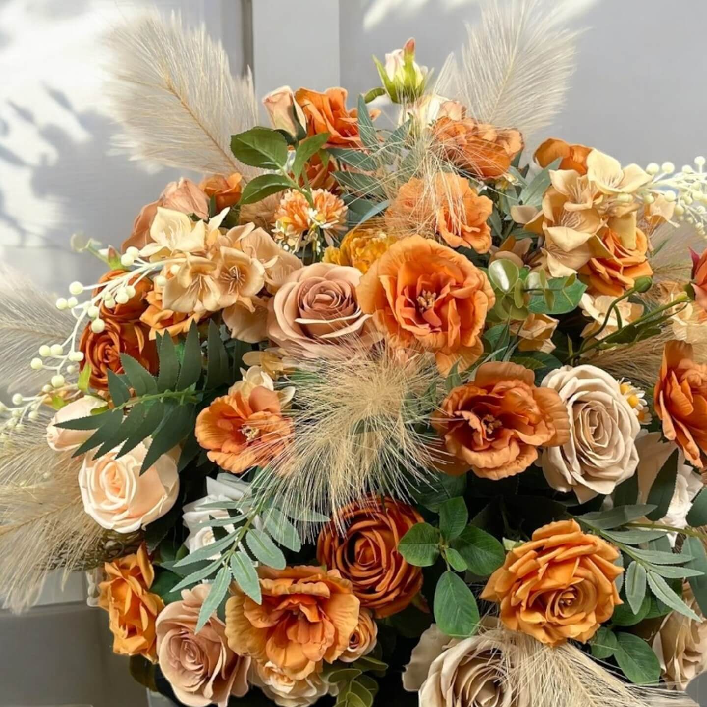 Roseytime Orange Flower Ball #RTB093