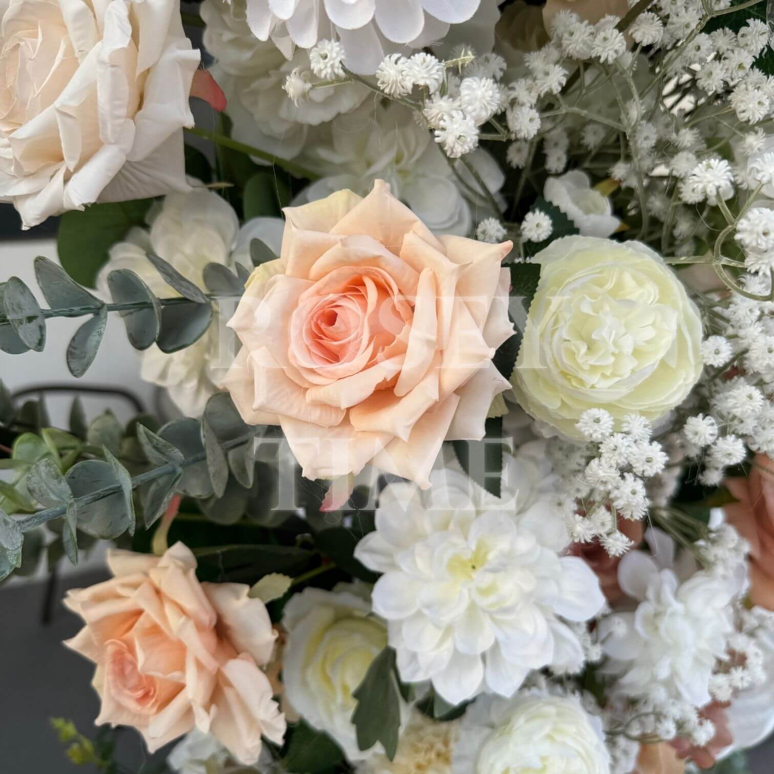 Roseytime Flower Pillars Arch with Frame #RTP015
