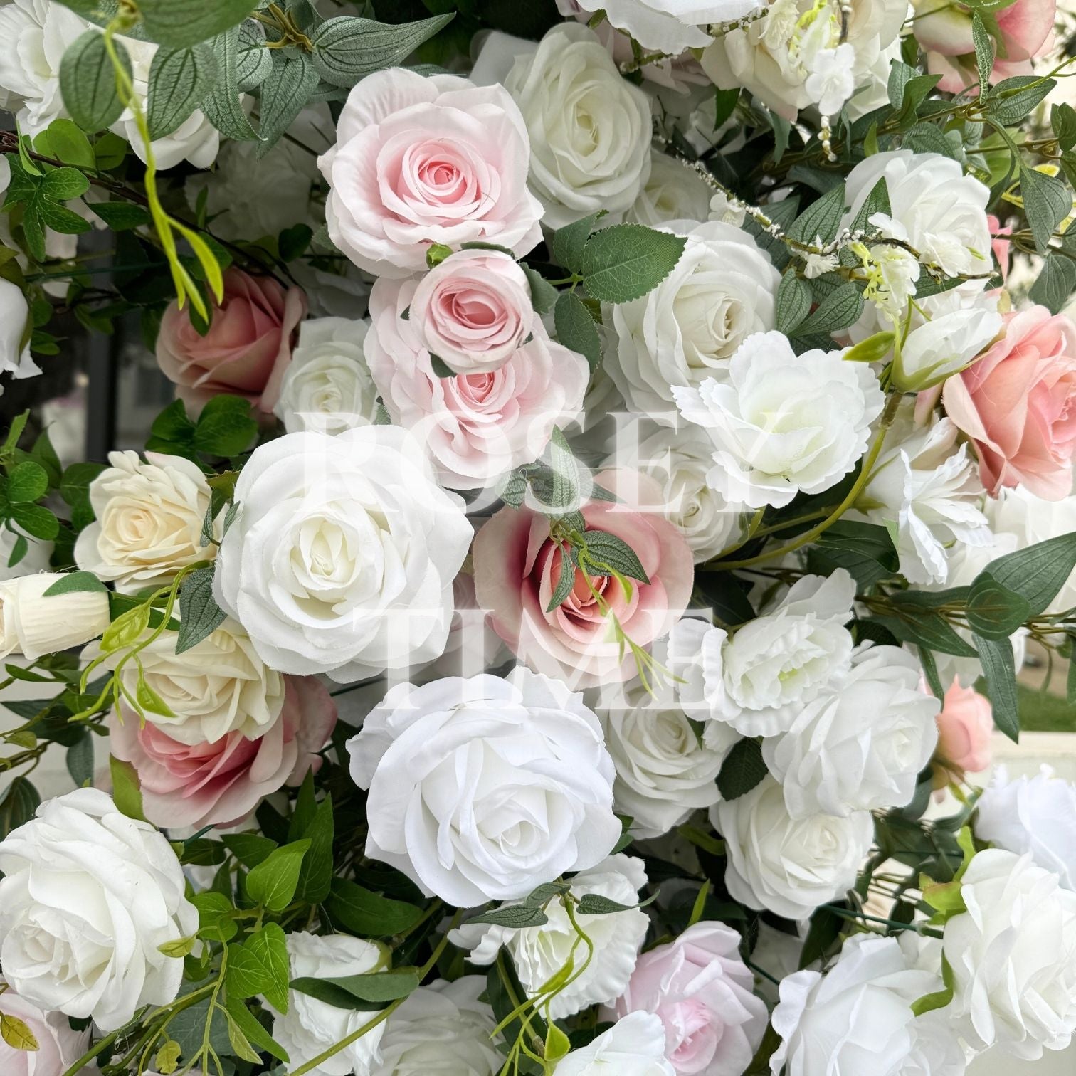 💥BF-Sale:  White&Pink Flower Arch n-shape Round Arch #RTA109