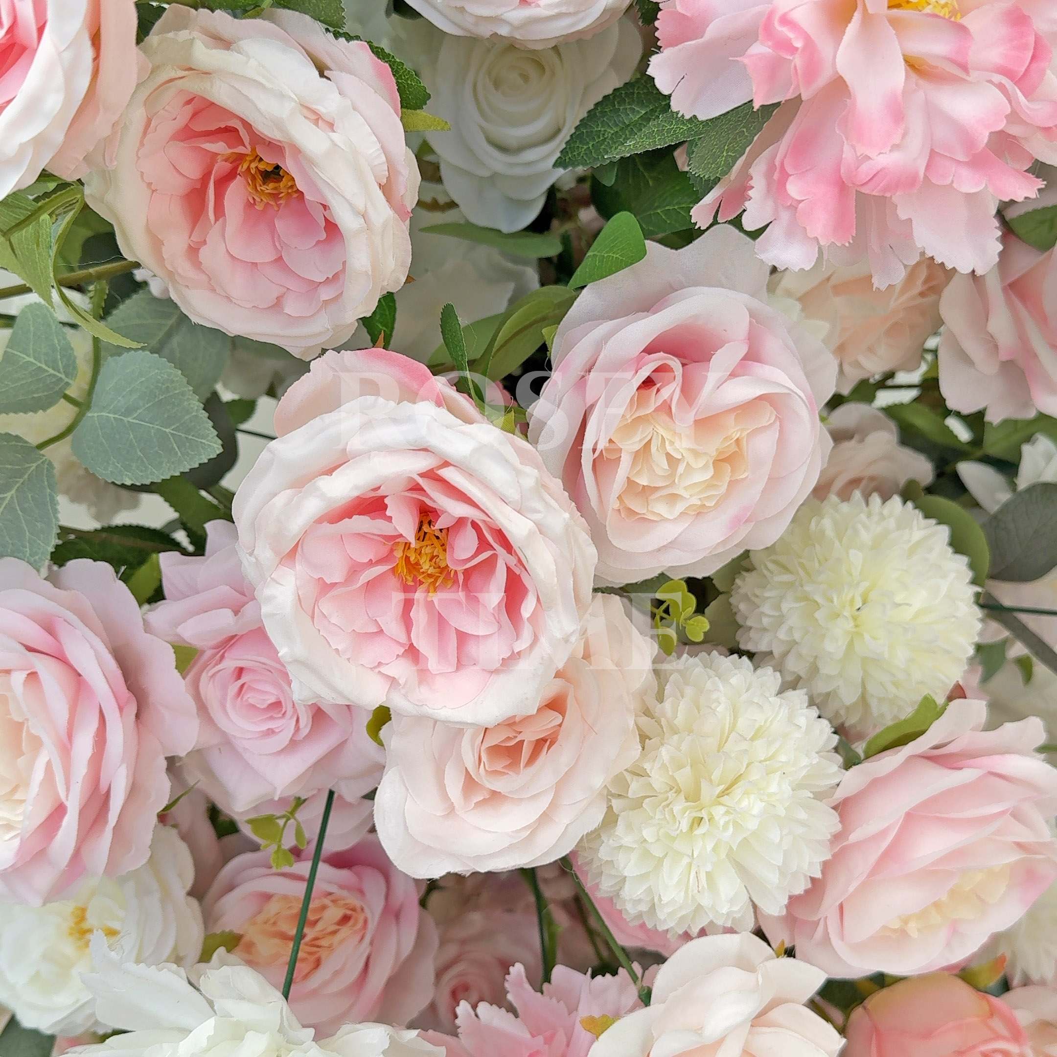 Roseytime Pink&White Flower Set Flower Arch Arrangement #RTA446