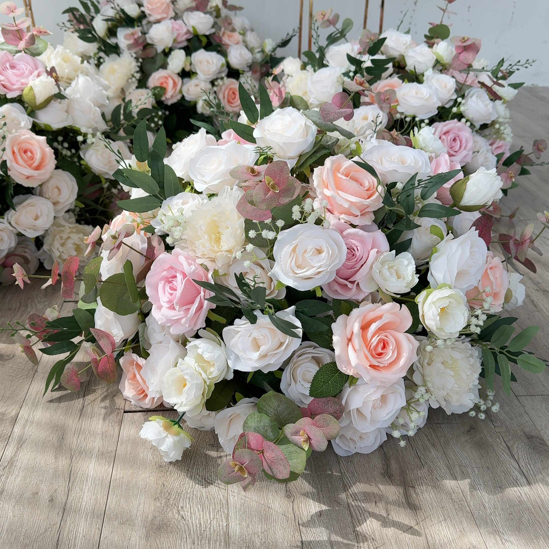 Roseytime Pink&White Wedding Flower Ball #RTB051
