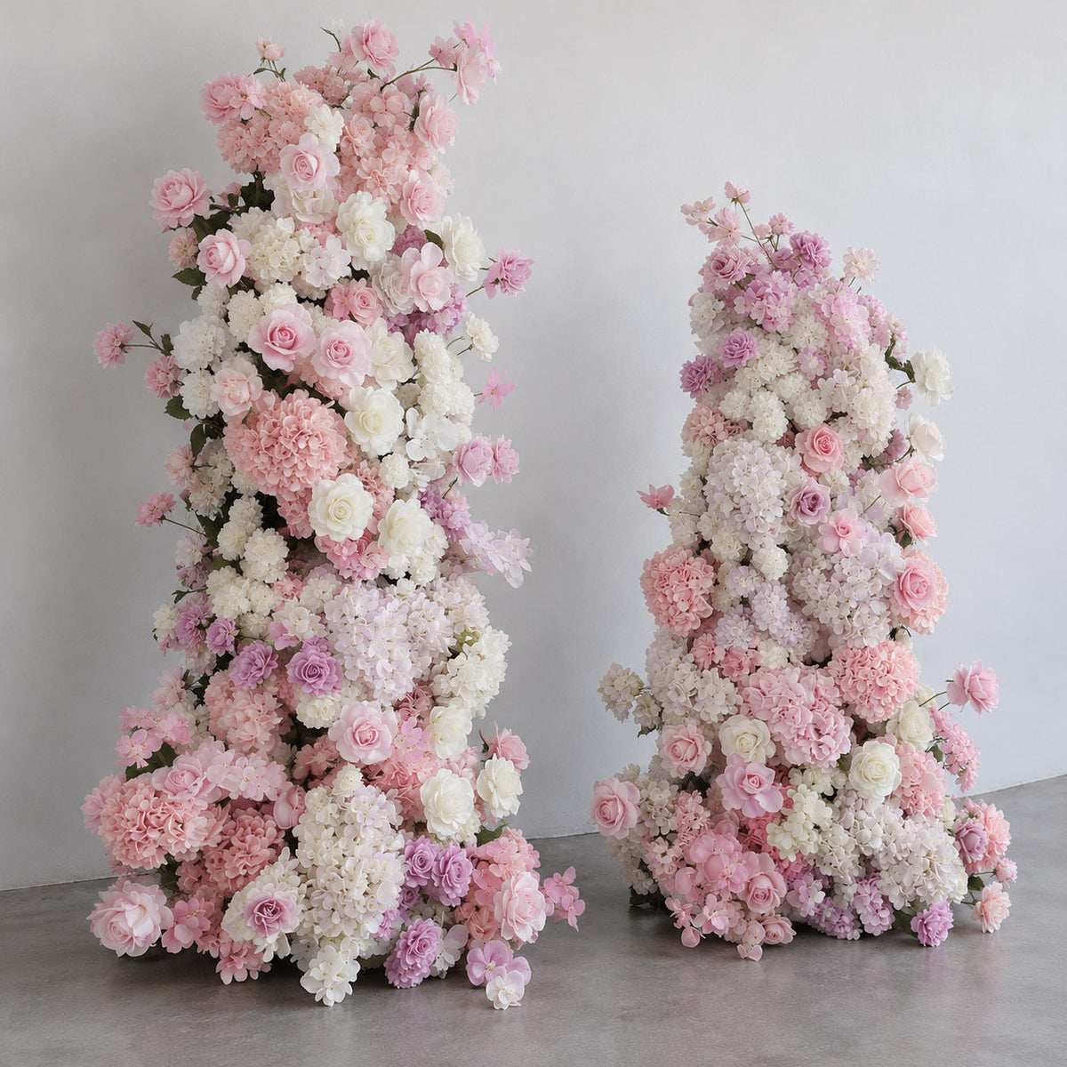 š„B1G1: Sale Blush Pink with Lilac Flower Pillars Arch with Frame #RTP224