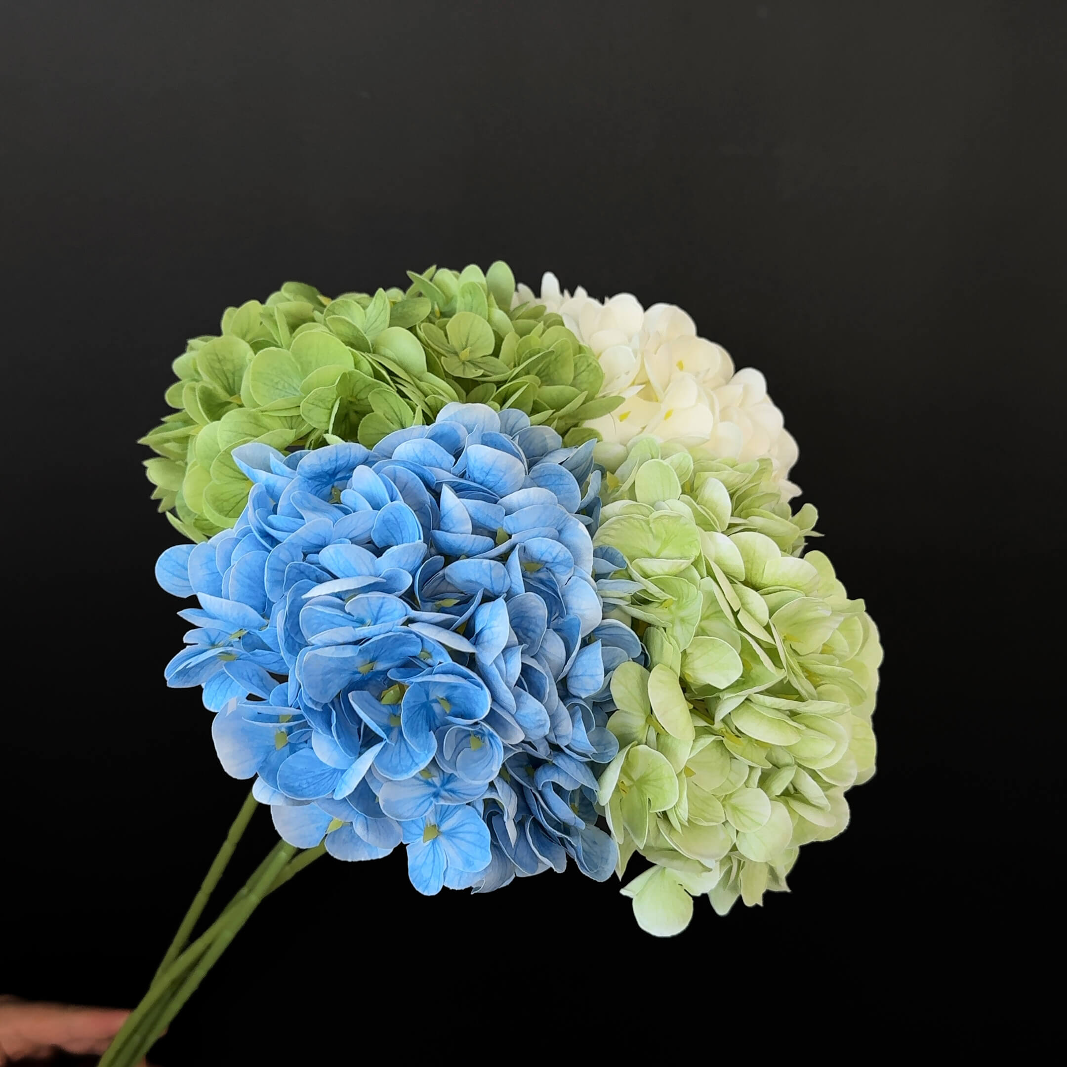 (100PC) Real Touch Hydrangea Faux Flower Bundle Sale