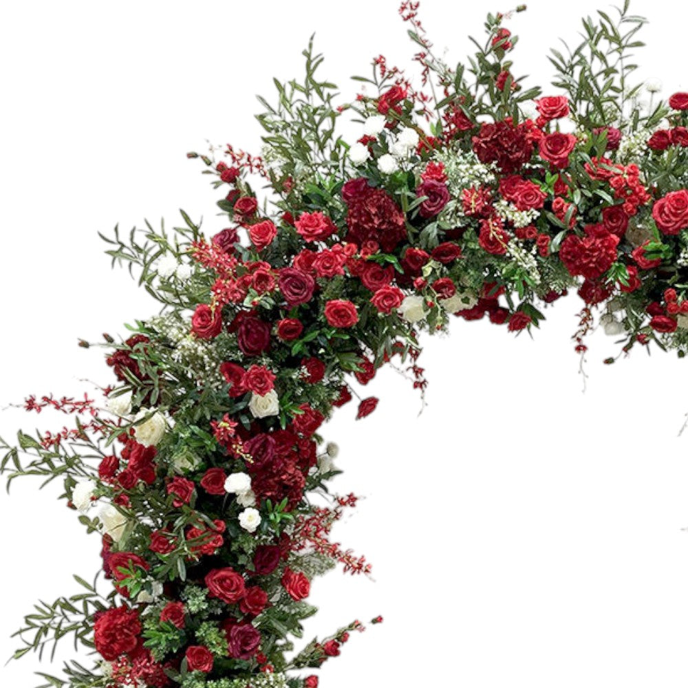 RoseyTime Red Arch n-shape Flower Round Arch #RTA150