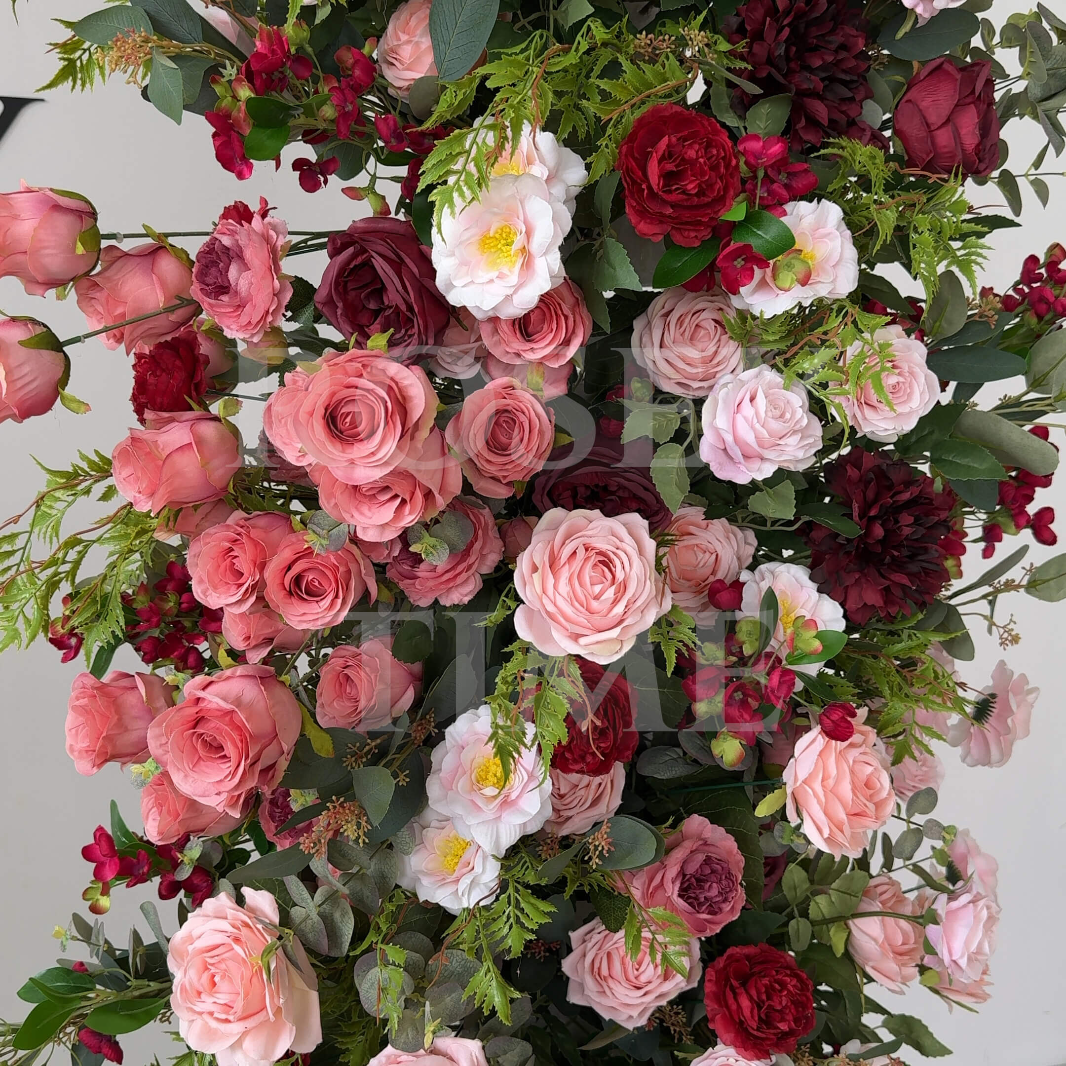 RoseyTime Wedding Floral Pillars Arch Retro With Frame #RTP018
