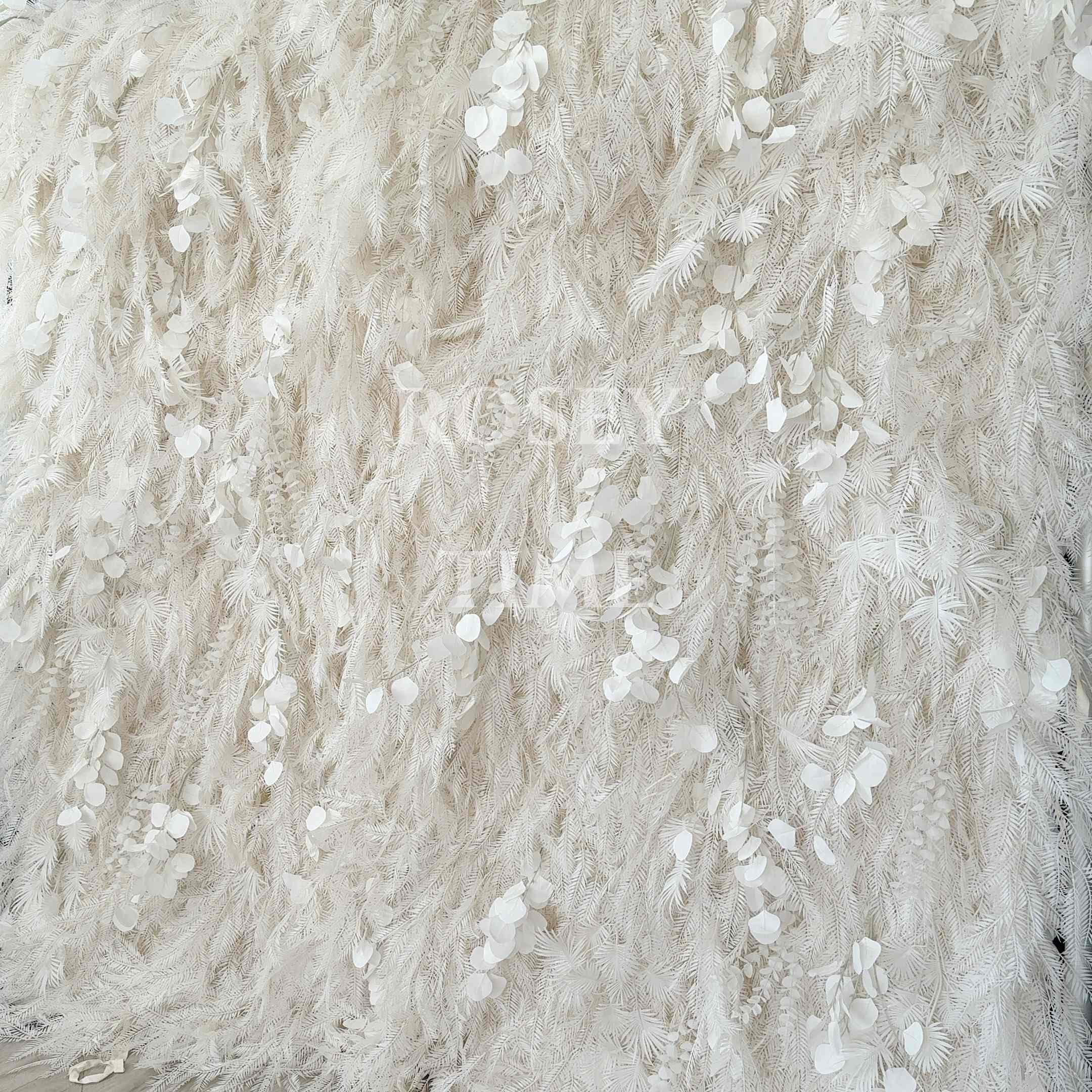 Roseytime 5D Pampas Wall Roll Up Fabric Back #RTW263