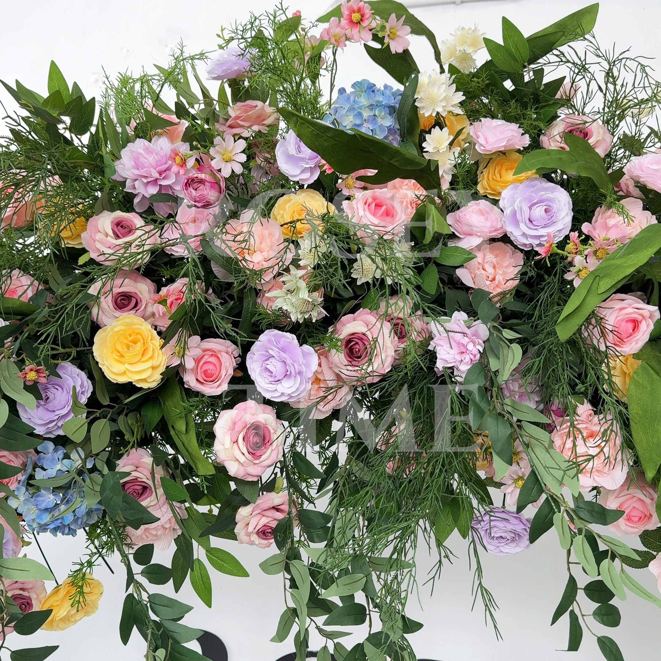 RoseyTime Reverie Flower Round Arch With Frame #RTA076