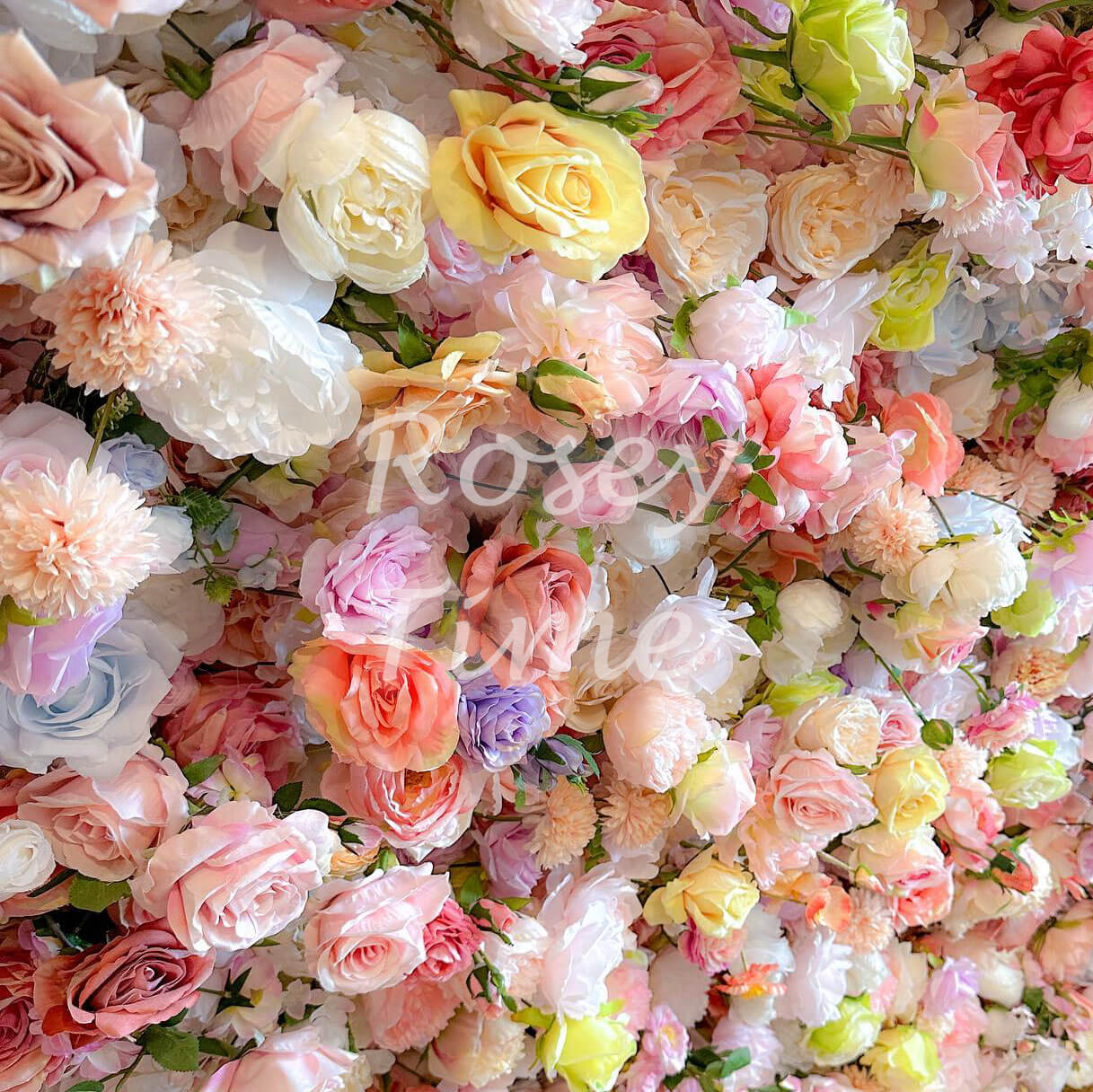 💥BF-Sale: 5D Colorful Flower Wall Roll Up Fabric Back #RTW241