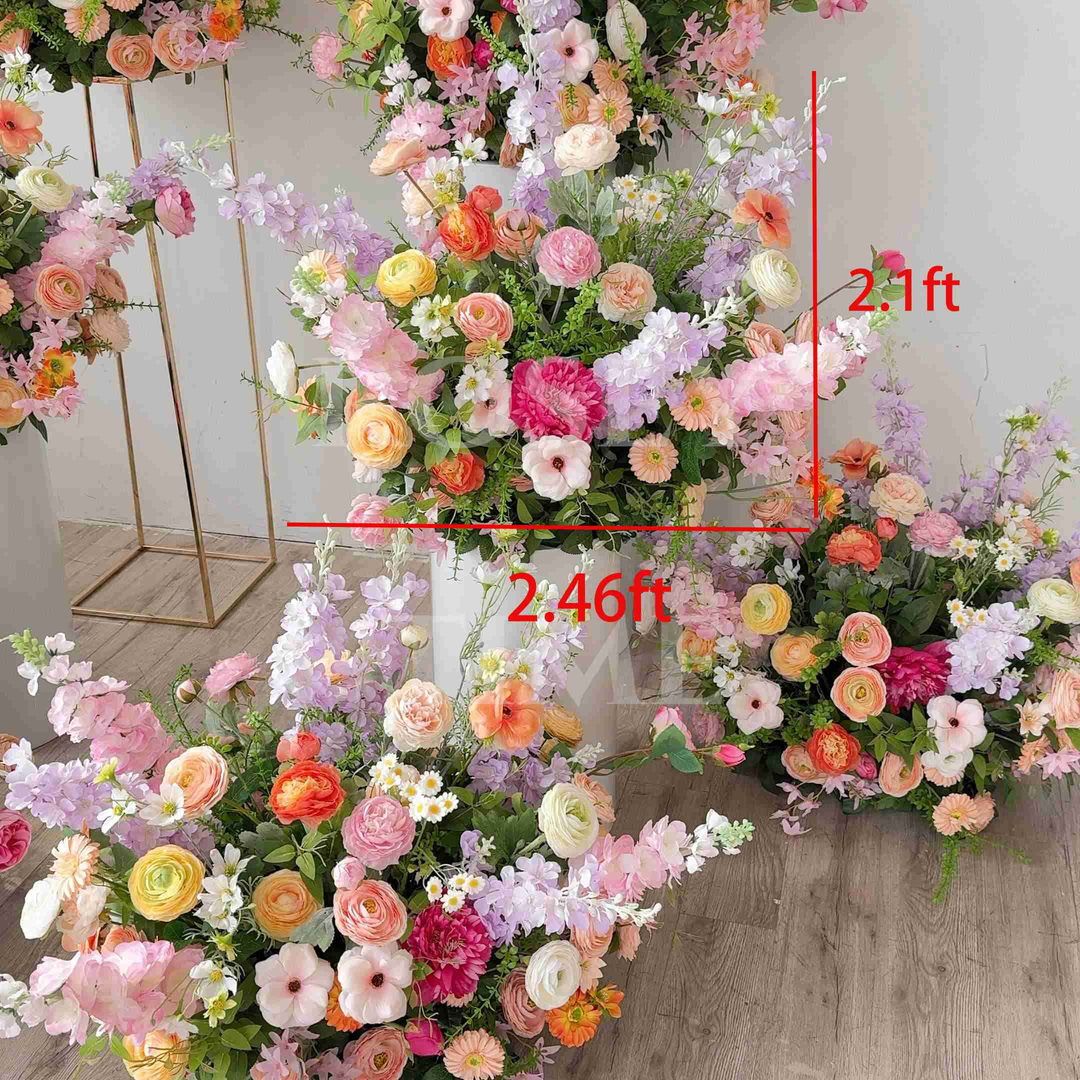 Roseytime 2026 Wildflower Sunset Color Flower Set #RTS003