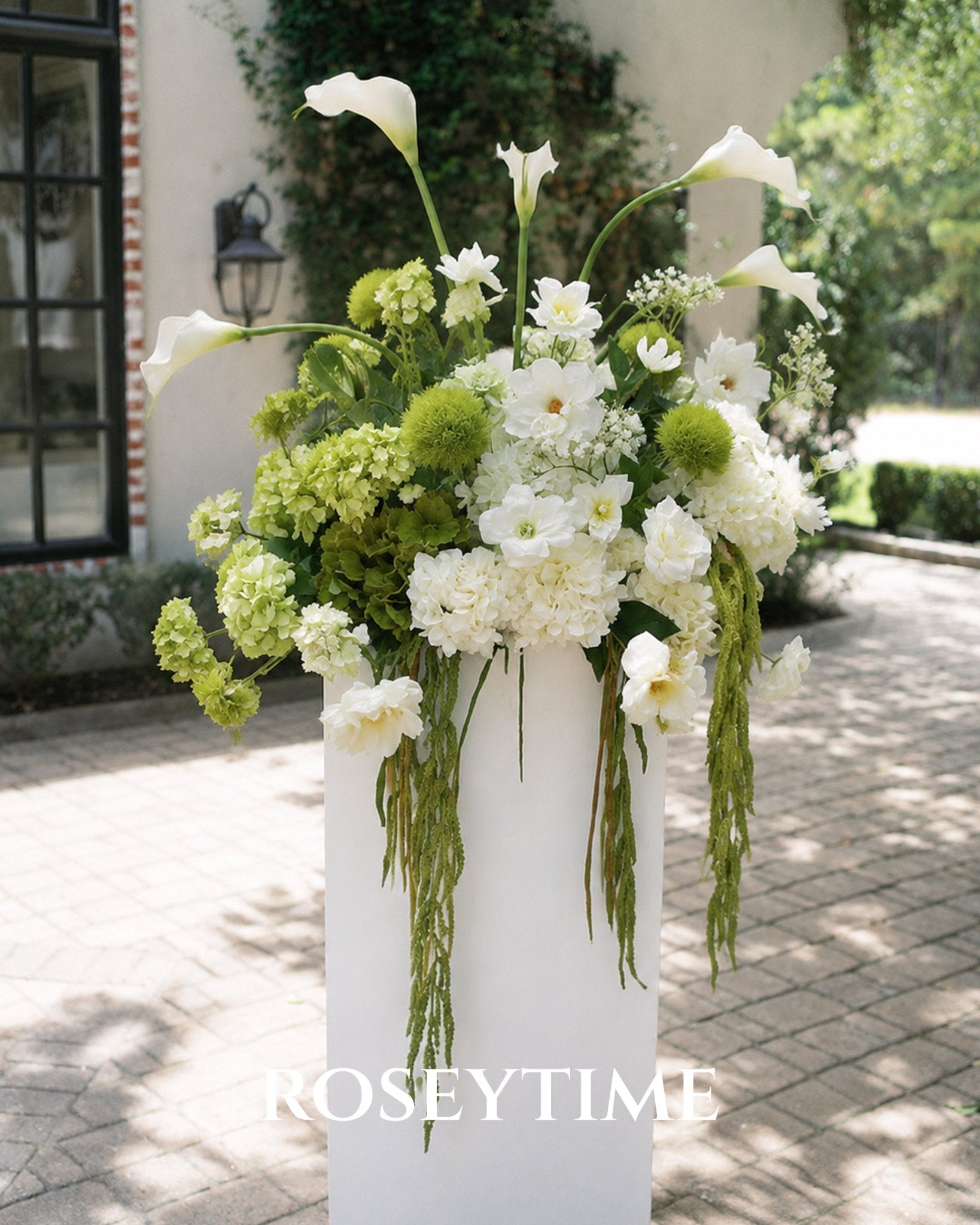 Roseytime Verdant Calla Flower Set #RTS031