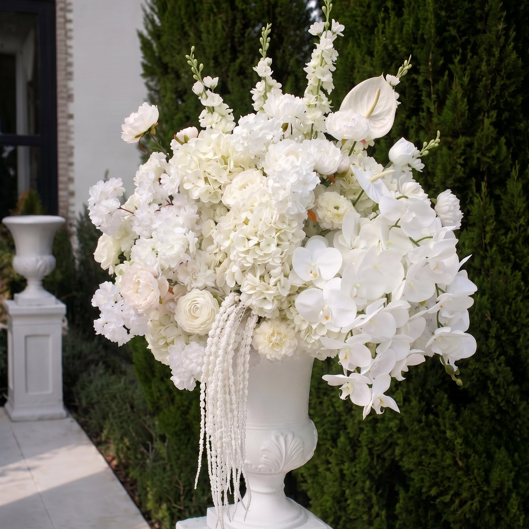 Roseytime White Flower Ball Centerpieces #RTB136