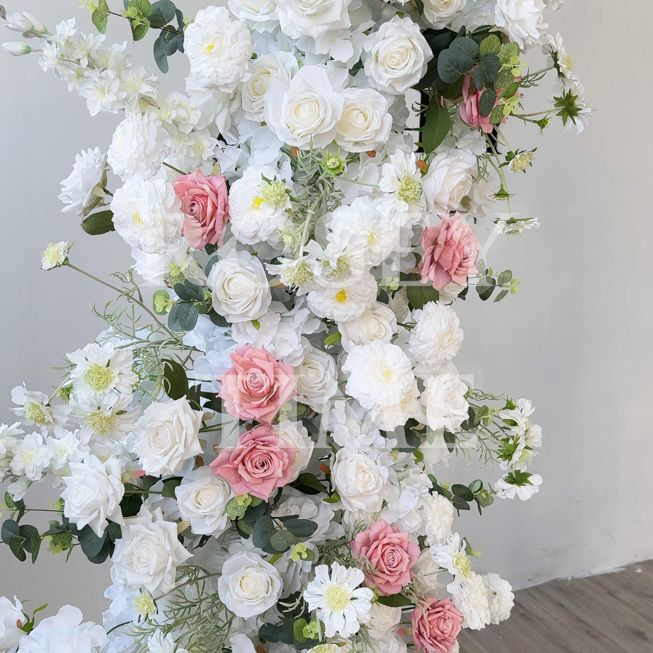 Roseytime Wedding Flower Pillars Set with Frame #RTP052