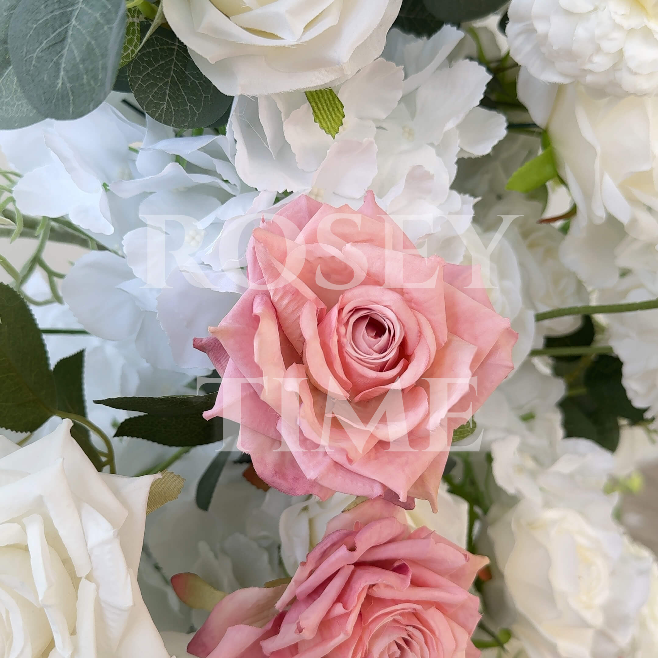 Roseytime Wedding Flower Pillars Set with Frame #RTP052
