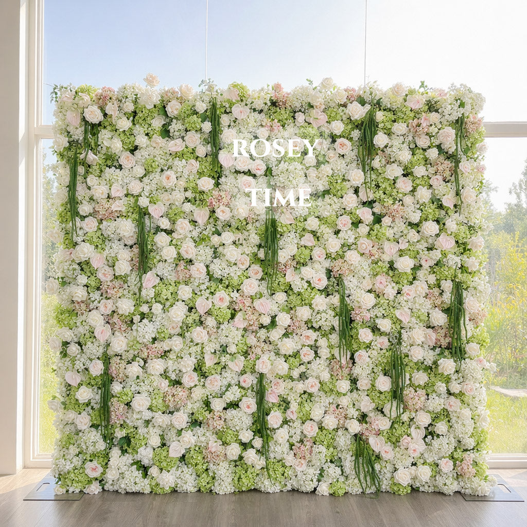 New Sale: 5D Manor Frond Flower Wall Roll Up Fabric Back #RTW452