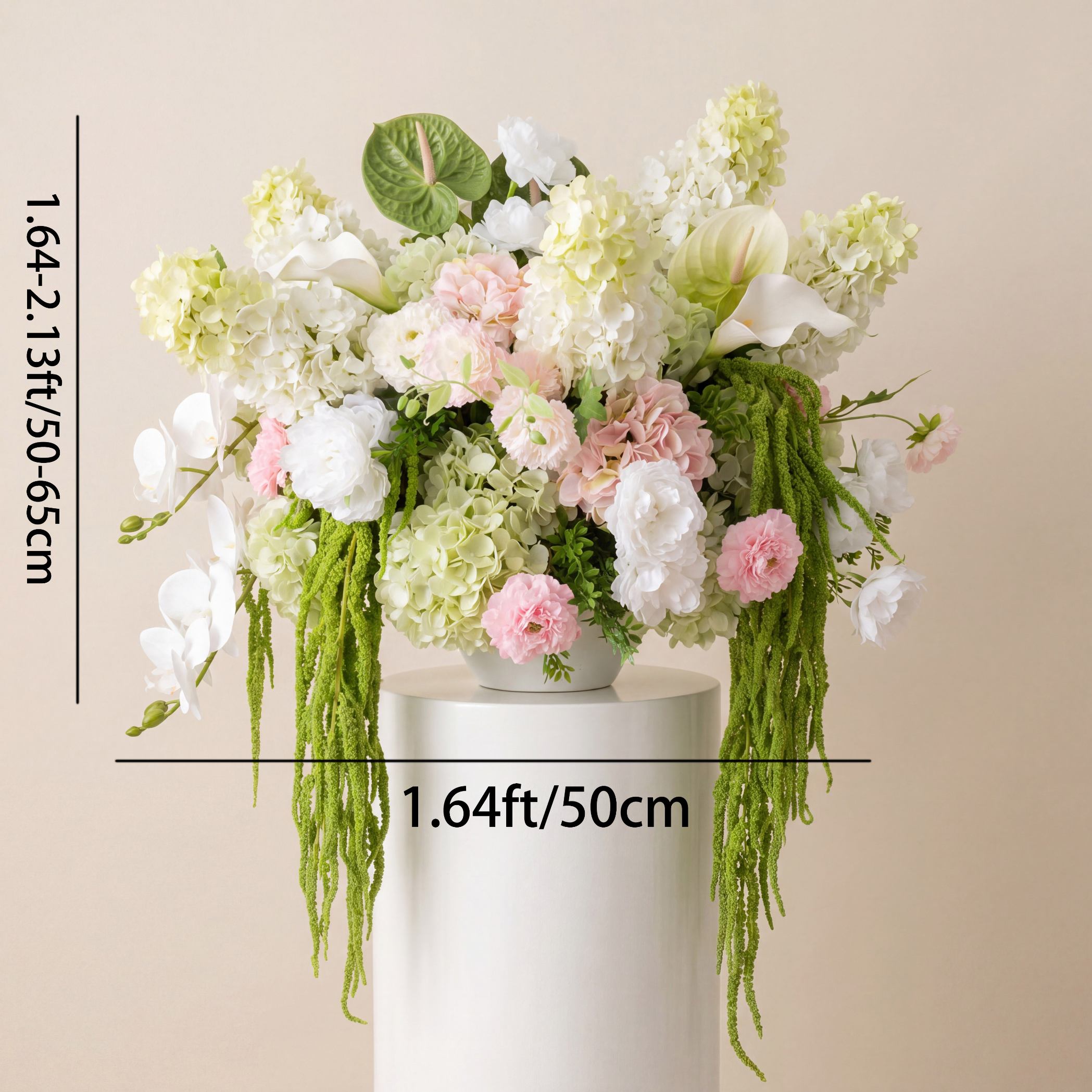 Roseytime Cascade & Blush Flower Set #RTS017