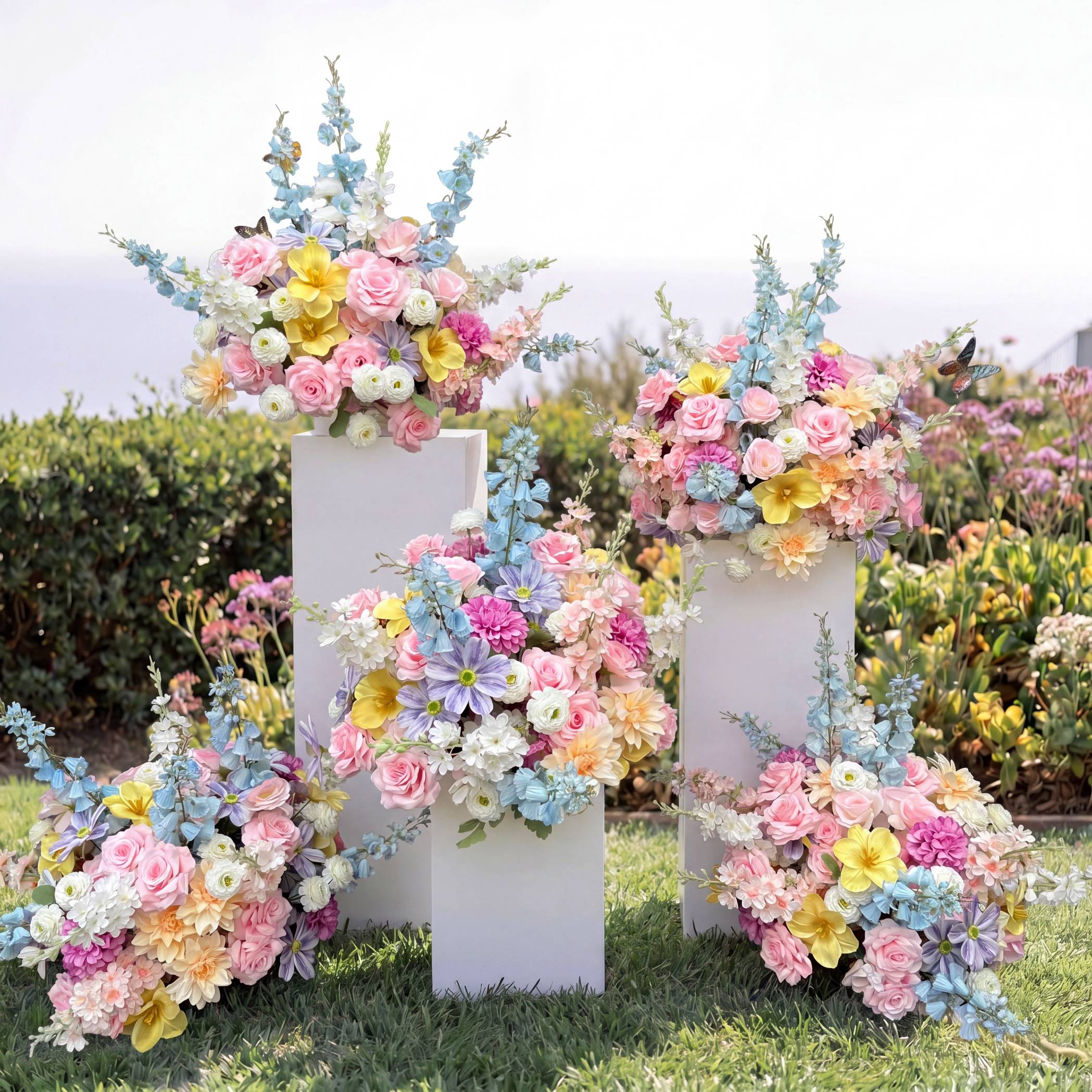 Roseytime Sky Mist Flower Set #RTS023
