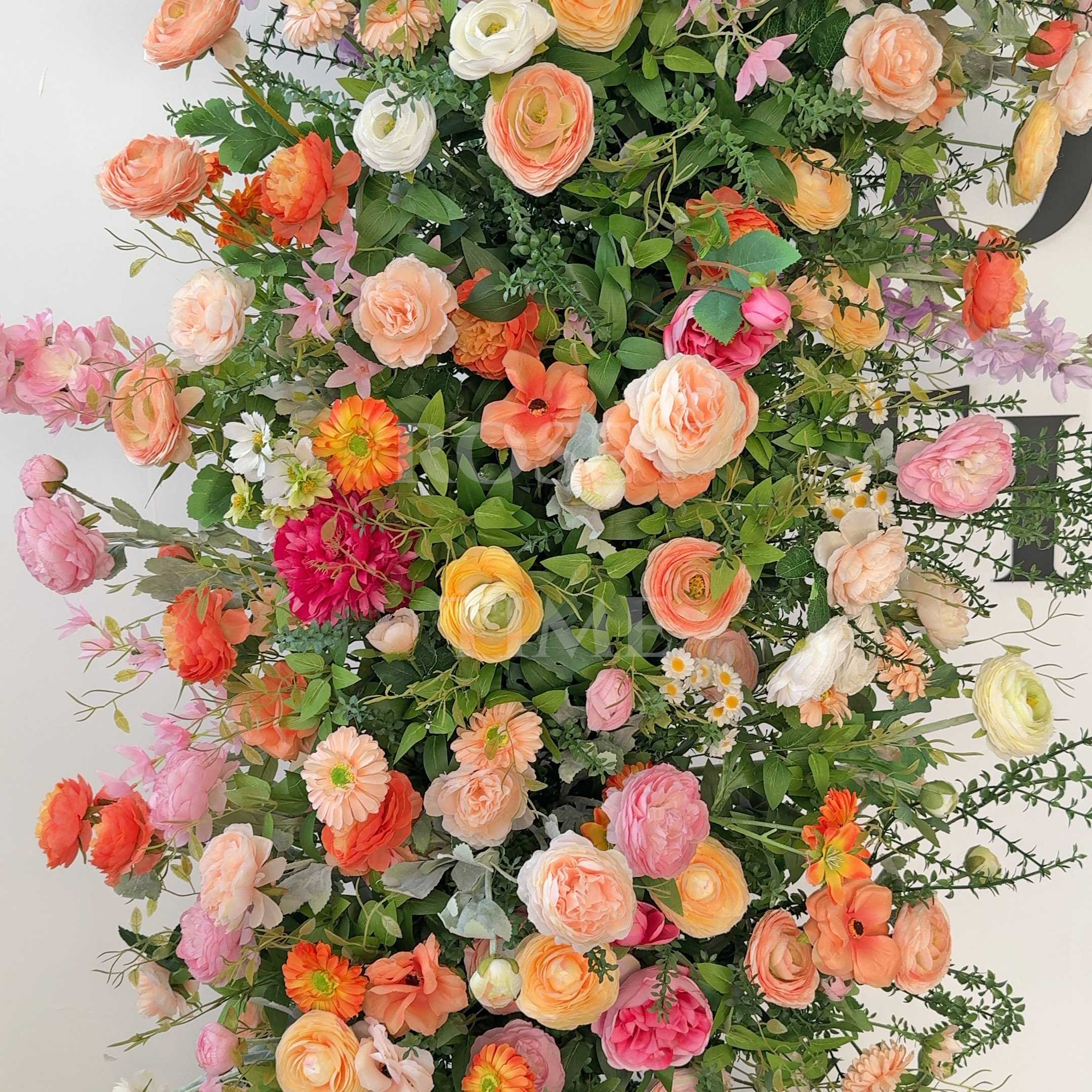 Roseytime Wild Flower Colorful Pillars Arch with Frame #RTP075