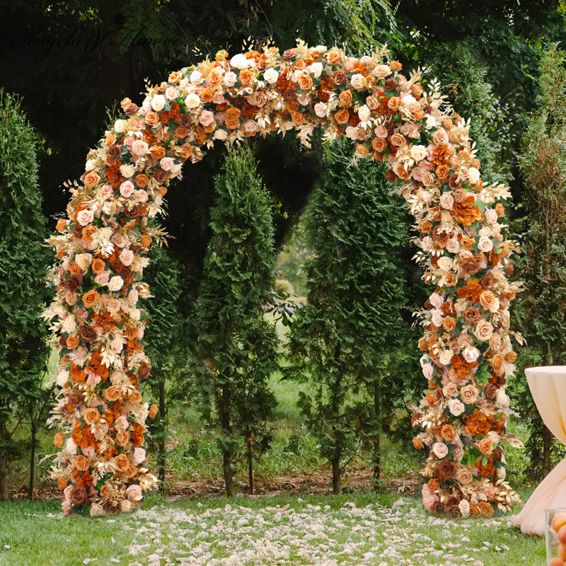 RoseyTime Flower Round Arch With Frame #RTA067