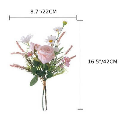 Roseytime Roses Loose Flower Set Centerpiece Flower Bouquet #LS009