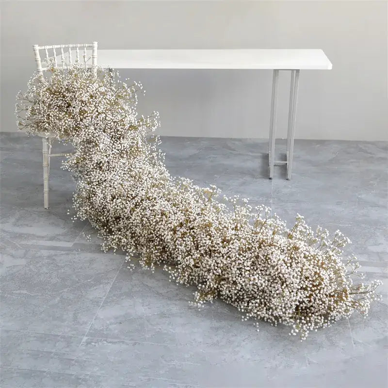 Roseytime Baby's Breath Flower Runner Table Flower Decor#RTR020