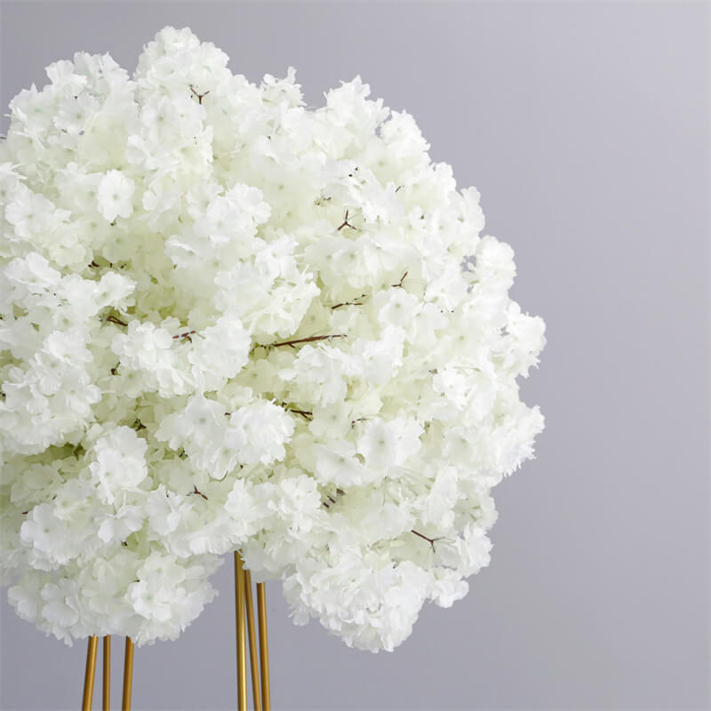 Roseytime White Cherry Blossoms Wedding Flower Ball #RTB027