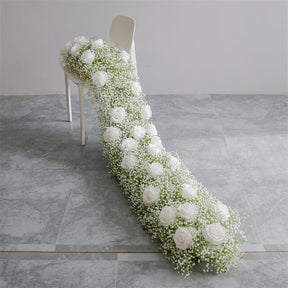 Roseytime Baby's Breath Flower Runner Table Flower Decor#RTR032