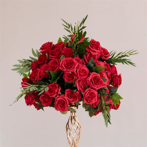 Roseytime Red Roses Wedding Flower Ball #RTB038