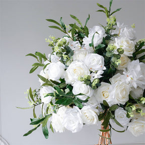 Roseytime White&Green Wedding Flower Ball #RTB046