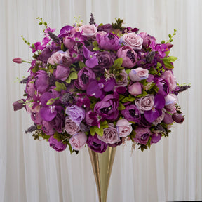 Roseytime Purple Flower Ball #RTB047