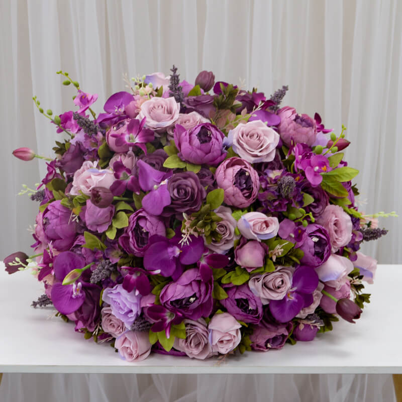 Roseytime Purple Flower Ball #RTB047