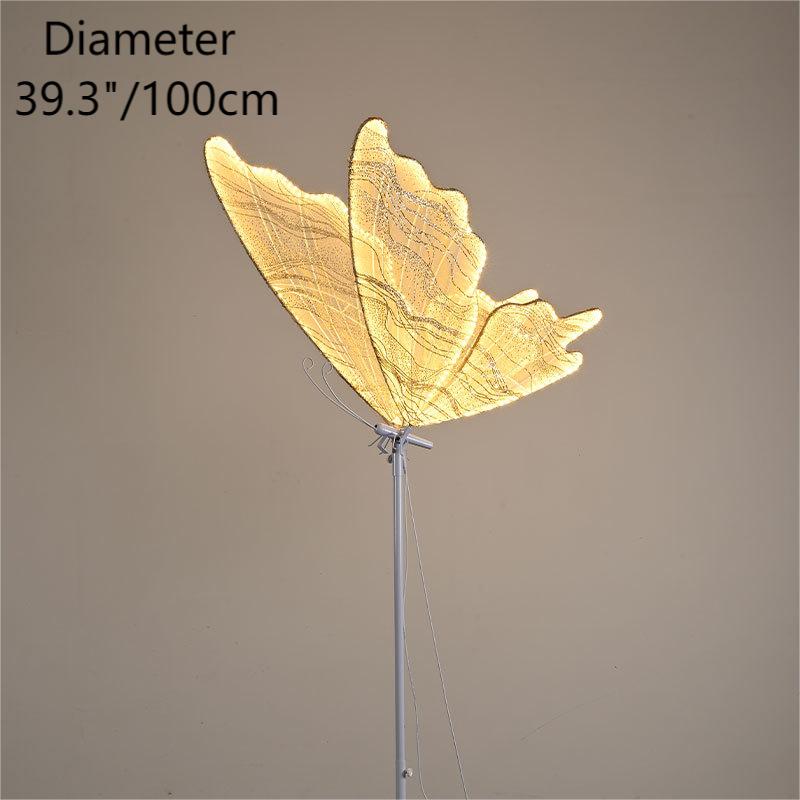 Roseytime Gold Butterfly Lights LED Luminous for Wedding Party Decor