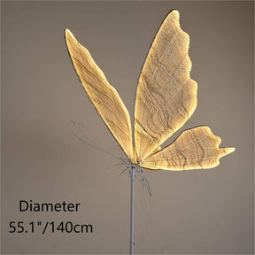 Roseytime Gold Butterfly Lights LED Luminous for Wedding Party Decor