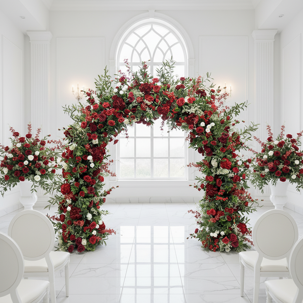 RoseyTime Red Arch n-shape Round Arch #RTA150