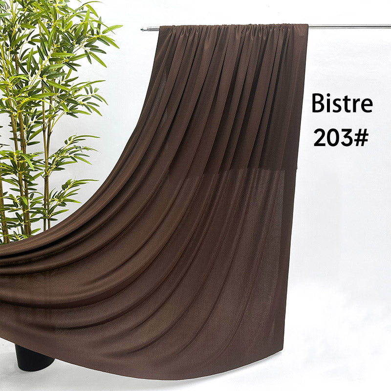RoseyTime Coffee/Brown Colors Wavy/Wave Wedding Stretch Drapes Set 16pc