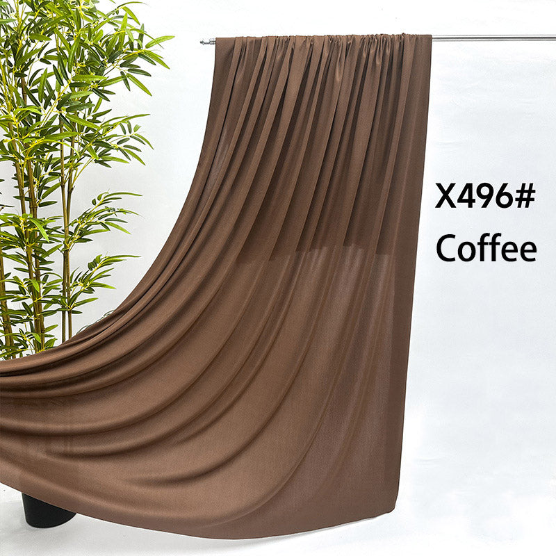 RoseyTime Coffee/Brown Colors Wavy/Wave Wedding Stretch Drapes Set 16pc