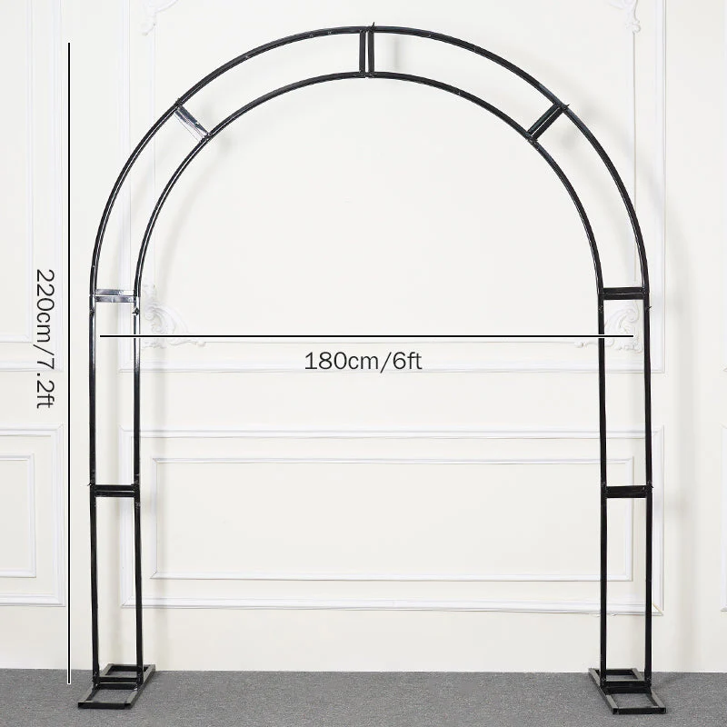 Roseytime Arch Stand For Wedding Flower Decor Party Balloon Metal Frame