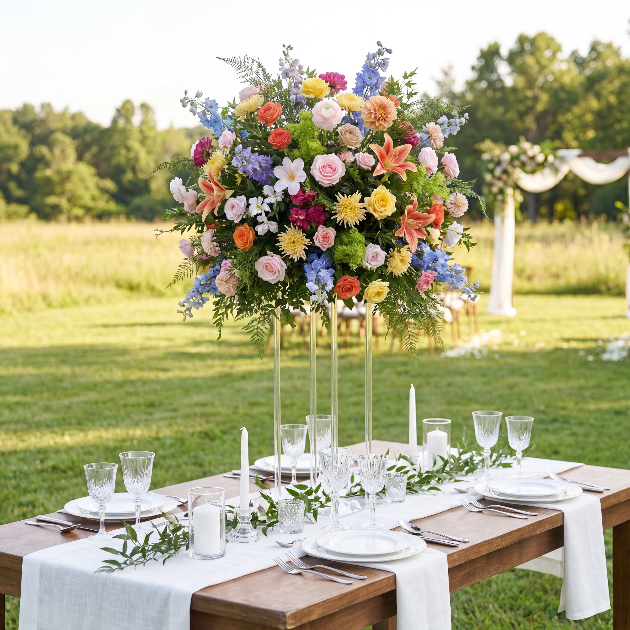 Roseytime Colorburst Flower Ball Centerpieces #RTB132