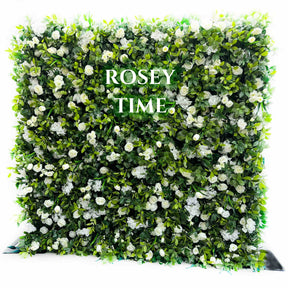 Greenery flower wall roseytime