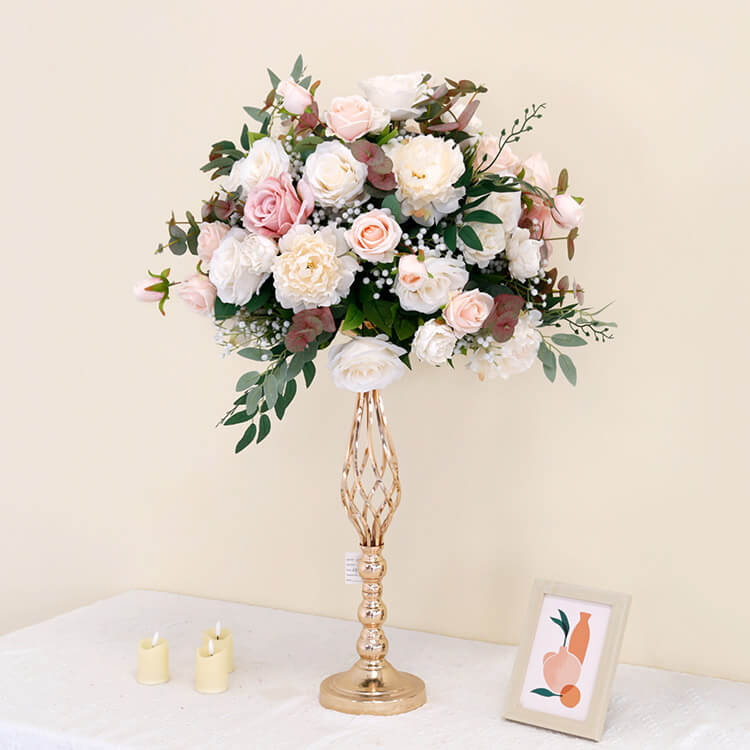 Roseytime Pink&White Wedding Flower Ball #RTB051