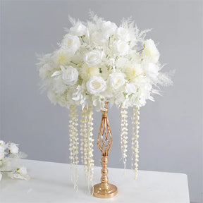 Roseytime white Flower Ball #RTB035