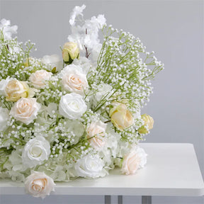 Roseytime baby's breath white Flower Ball #RTB058