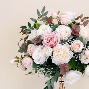 Roseytime Pink&White Wedding Flower Ball #RTB051