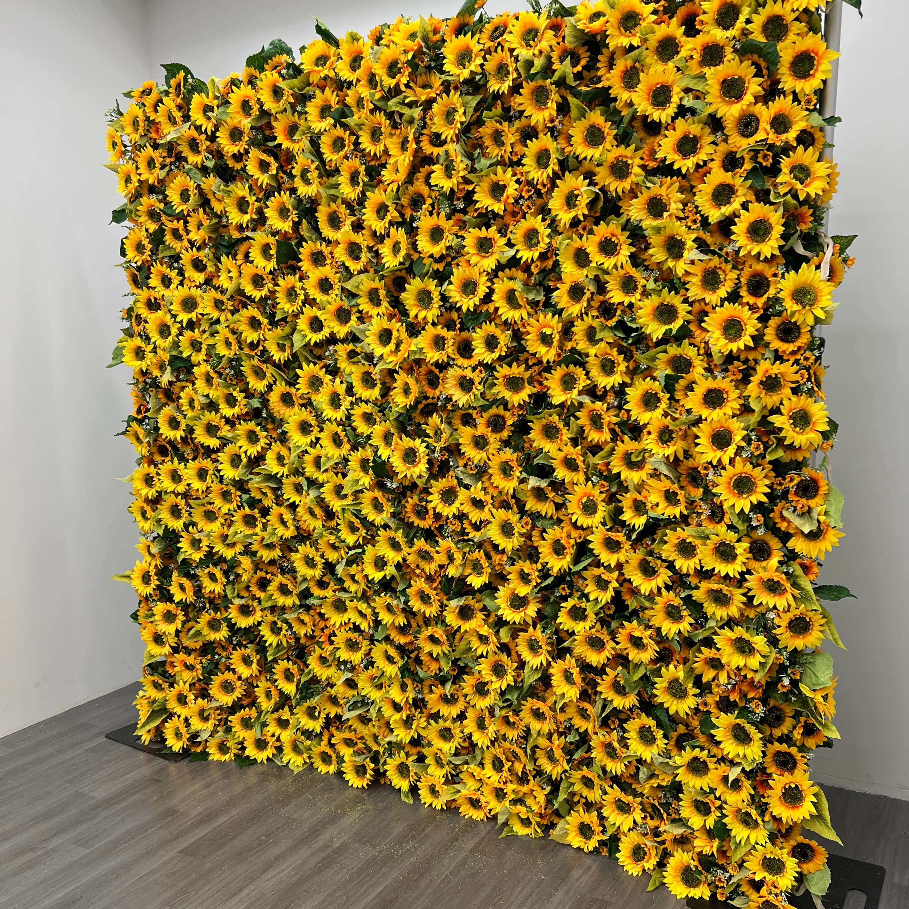 💥BF-SALE: Sunflower Artificial Flower Wall Roll Up#RTW090