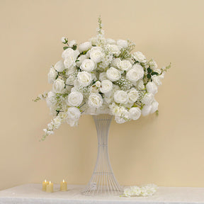 Roseytime White Flower Ball #RTB071