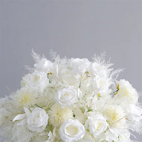 Roseytime white Flower Ball #RTB035