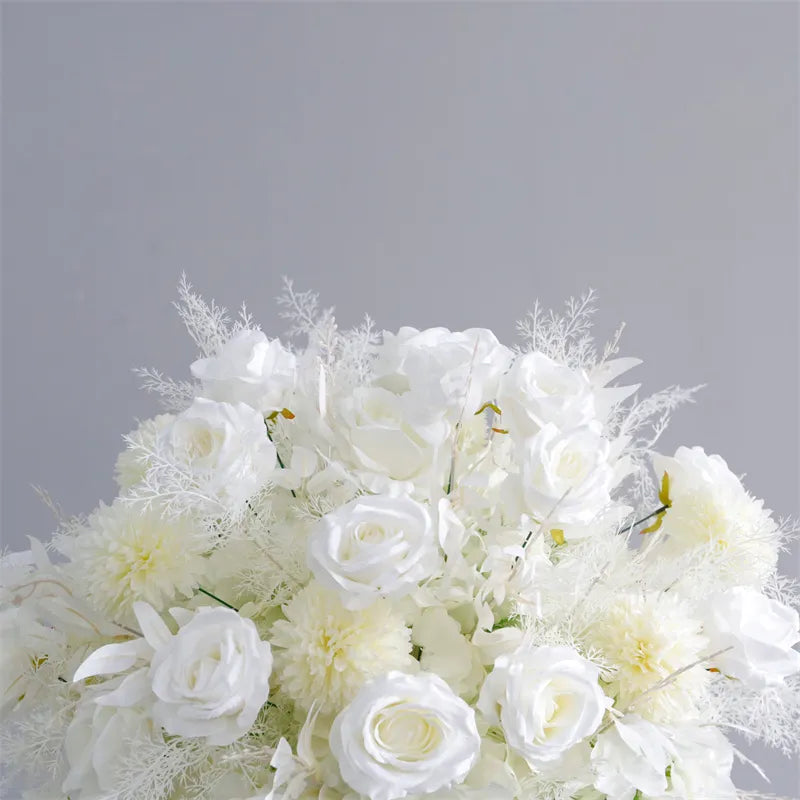 Roseytime white Flower Ball #RTB035