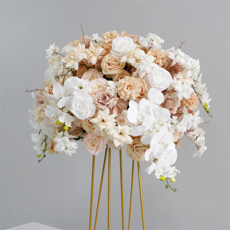 Roseytime Brown Flower Ball #RTB022