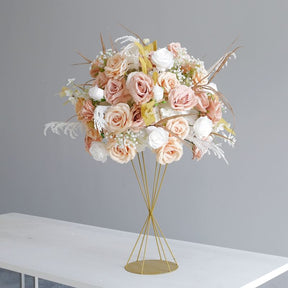 Roseytime Champagne Wedding Flower Ball #RTB048